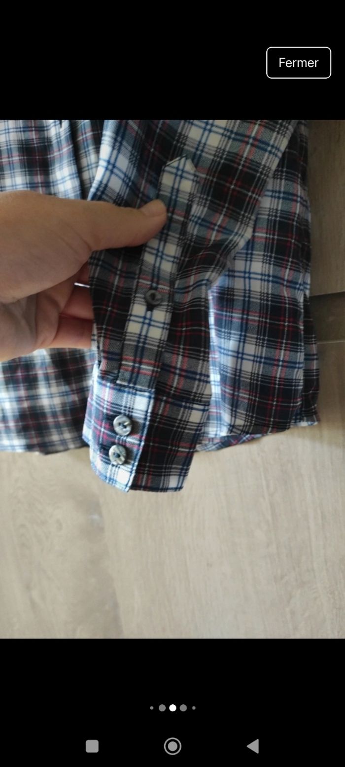 Chemise à carreaux femme Esprit taille 40 - photo numéro 6