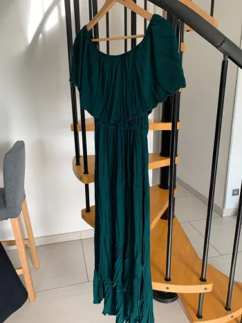 Robe de soirée en crêpe