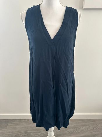 Robe bleue marine Mango TL 40