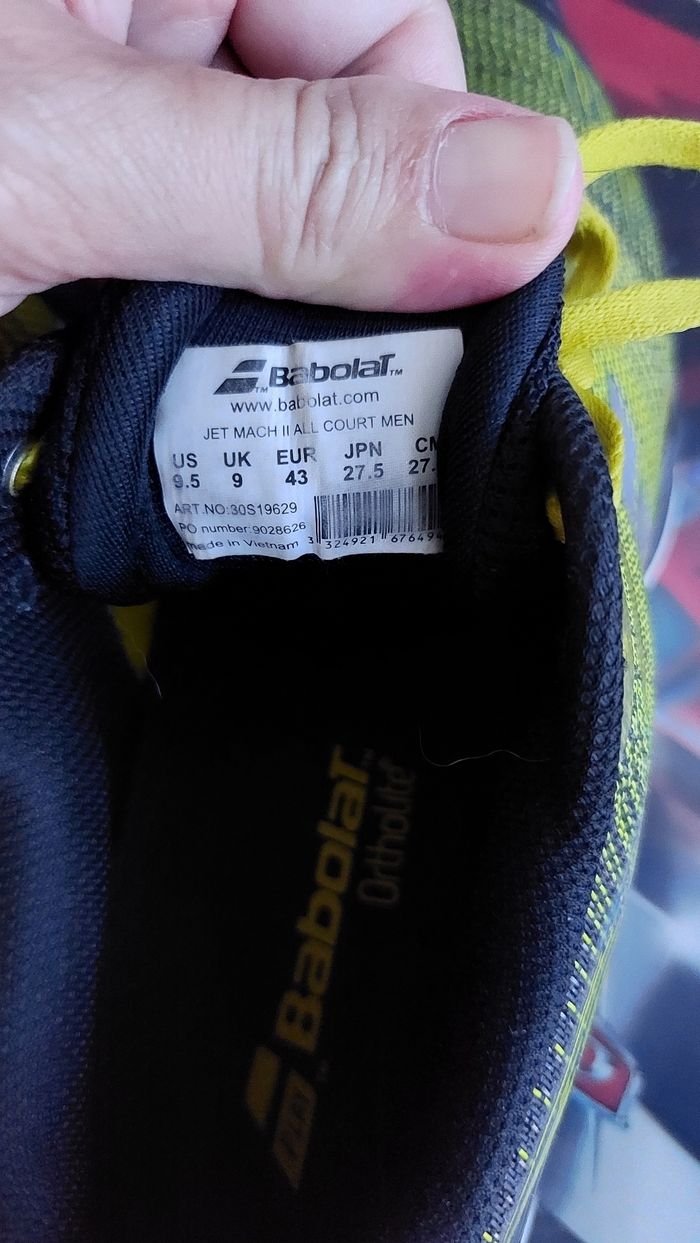 Baskey babolat taille 43 - photo numéro 7