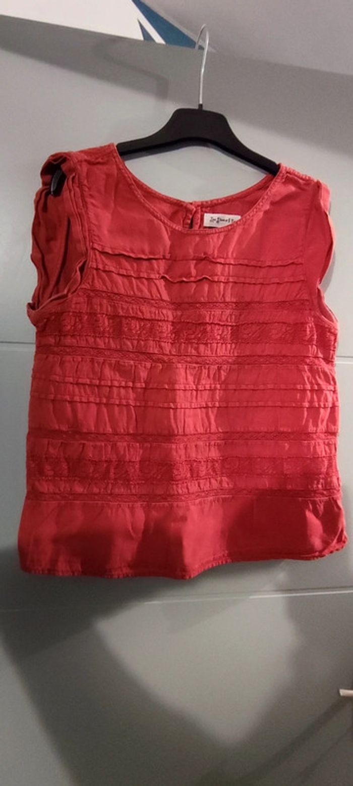 Blouse coton Levi's rouge brique - photo numéro 2