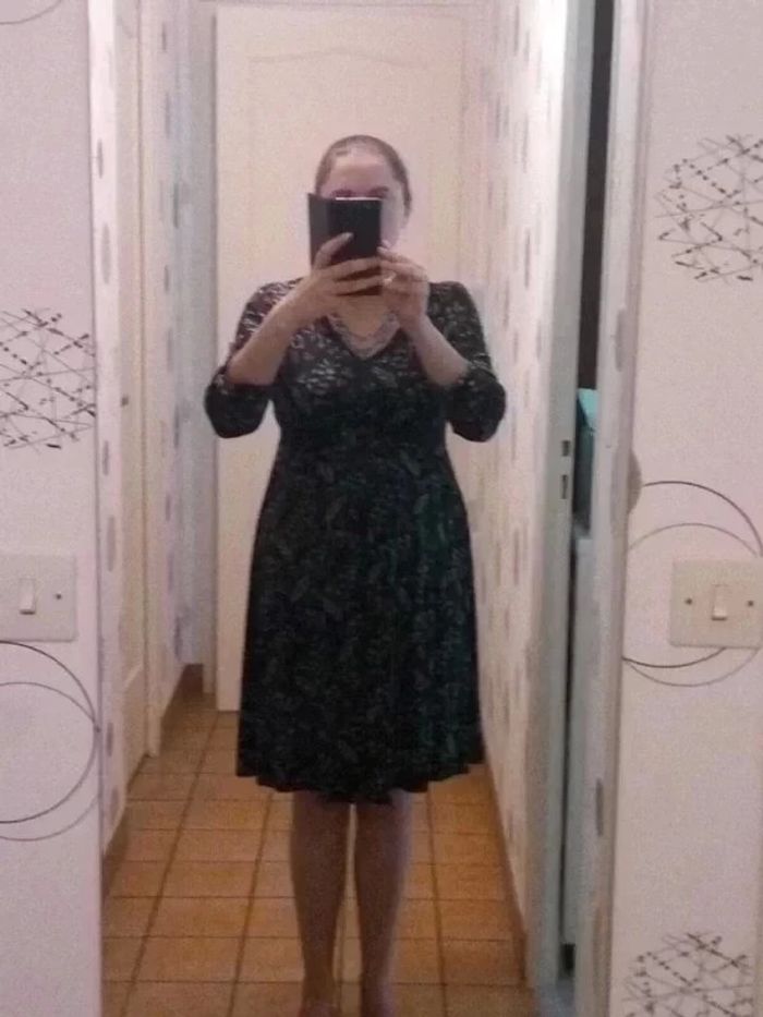 Robe grossesse maternité taille 38.manches 3/4