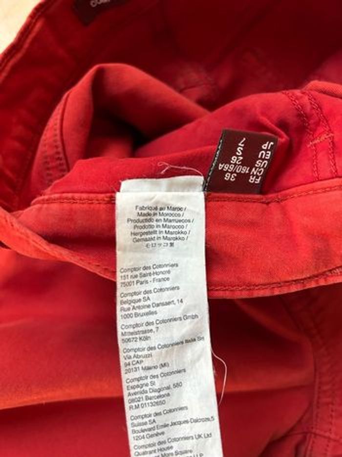 Jeans droit brique 36 Comptoirs des cotonniers - photo numéro 7