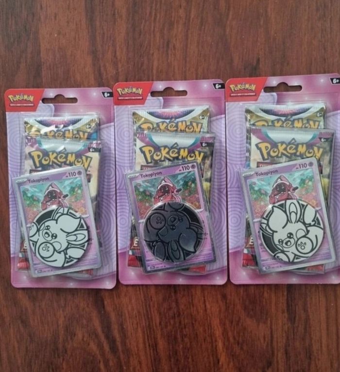 Lot de 3 duo pack pokemon EB11/EV2