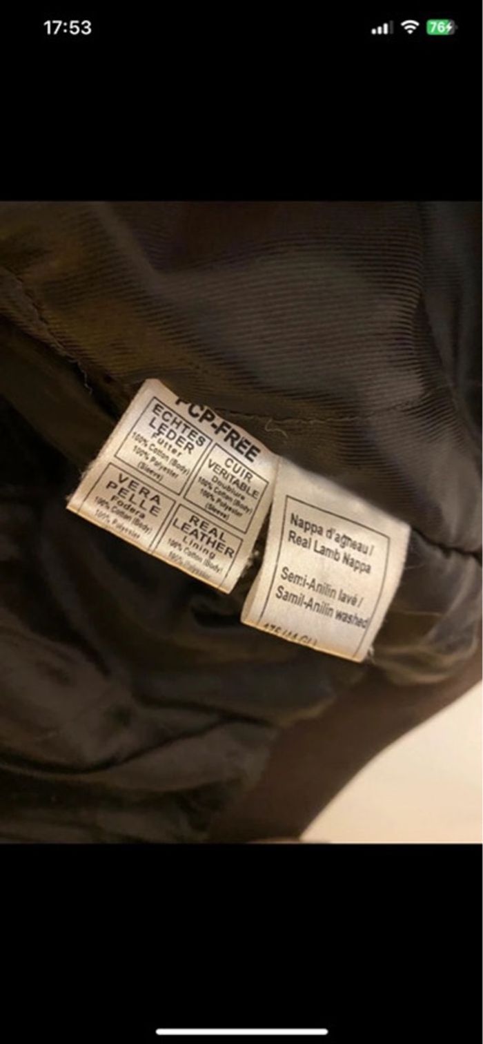 Veste en cuir homme - photo numéro 6