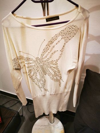 Pull manche chauve souris taille unique