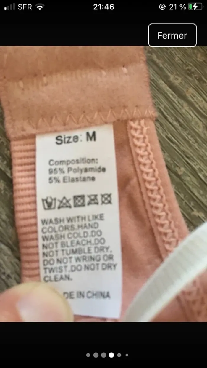 Neuf jamais porté superbe lot de 3 soutien gorge en M 38 - photo numéro 6