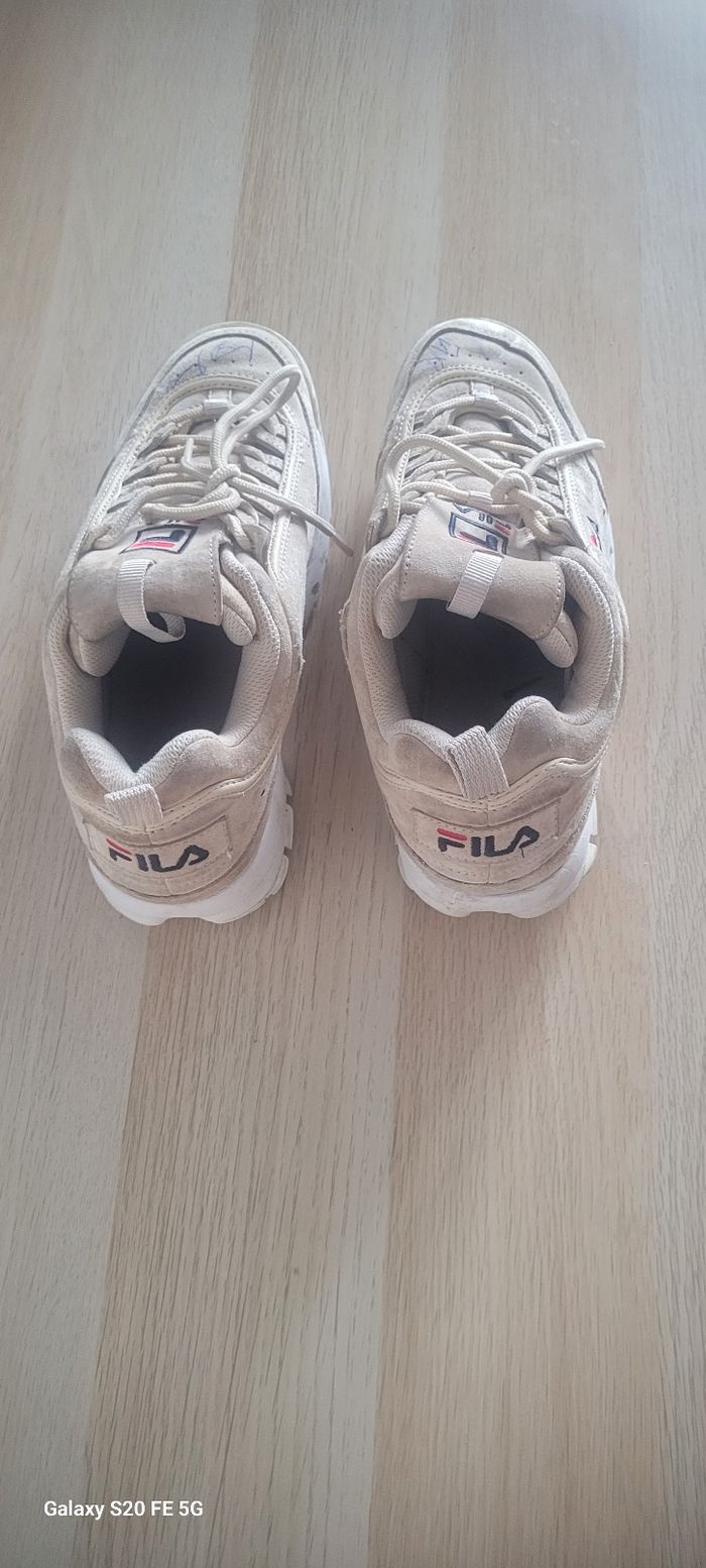 👟 Baskets Fila Disruptor beige - photo numéro 4