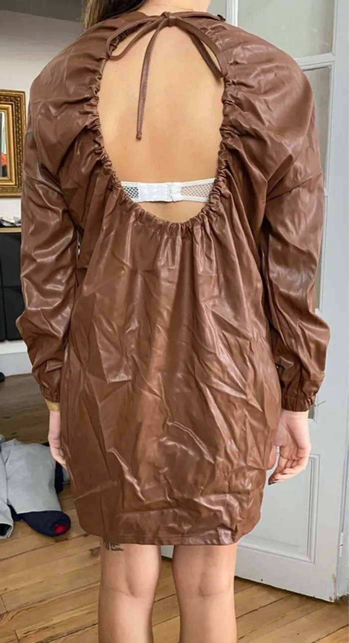 Robe similicuir ASOS - photo numéro 2