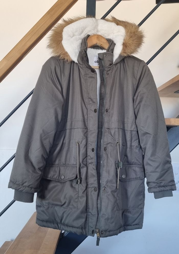 Parka deperlante doublure peluche