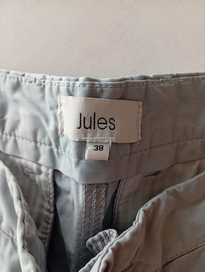 Short chino bleu ciel - photo numéro 4