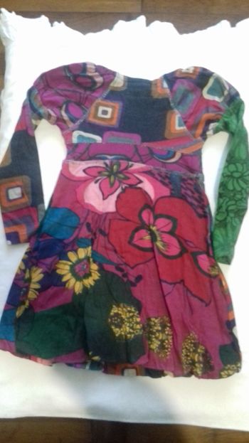 1 robe manche longue fille 4 ans 