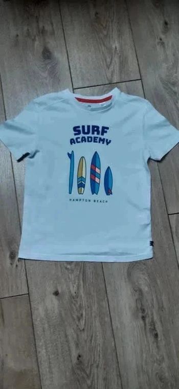 Tee-shirt MC okaidi 5 ans "surf academy"