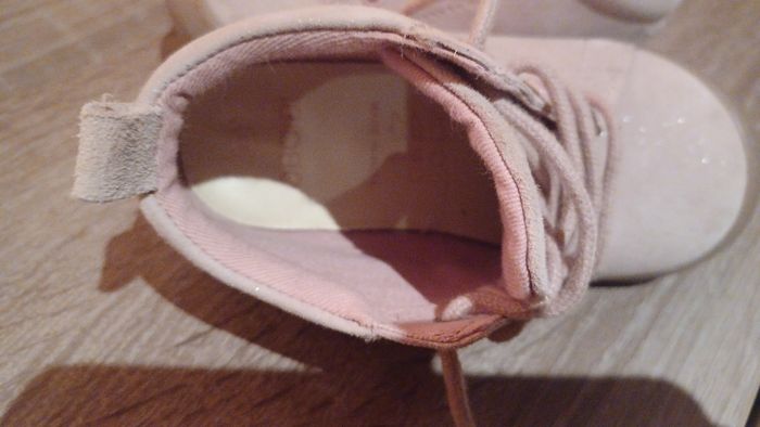 Chaussure montante rose poudrée - photo numéro 3