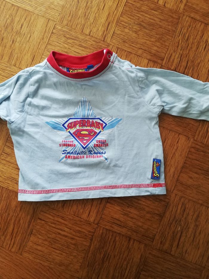 Tee shirt manche longue garçon 3 mois superbaby