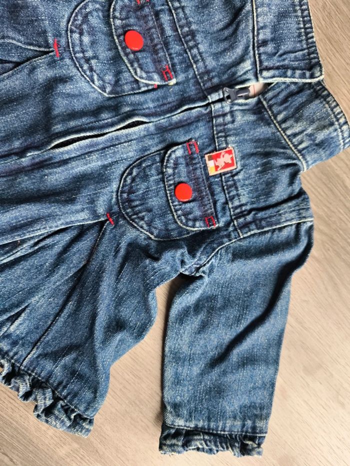 Robe bebe Fille en jean 3mois - photo numéro 4