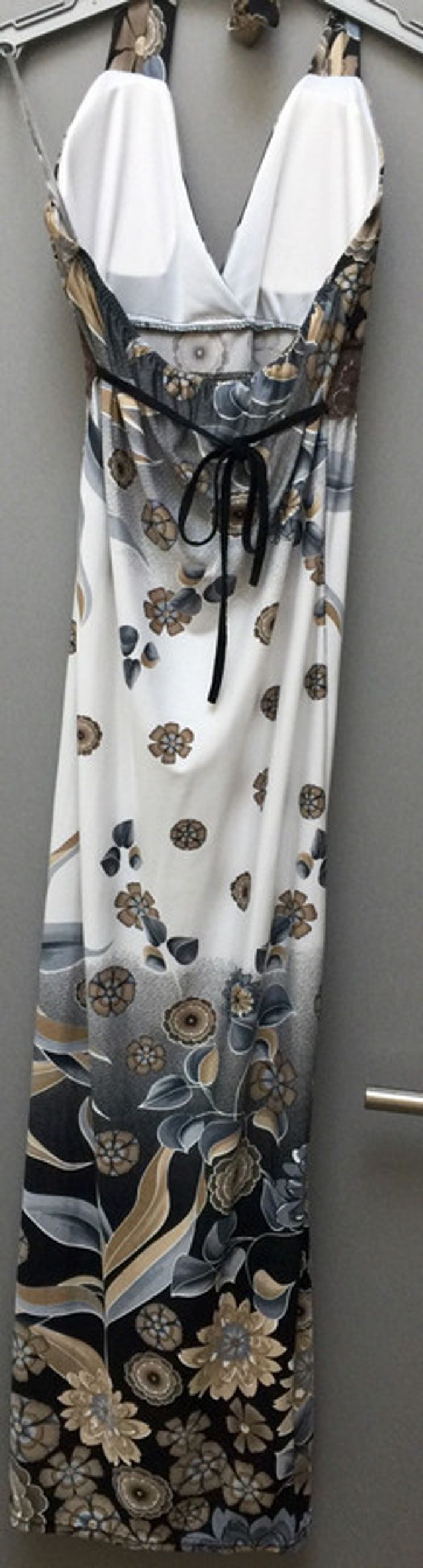 Robe longue fluide avec imprimés - photo numéro 2