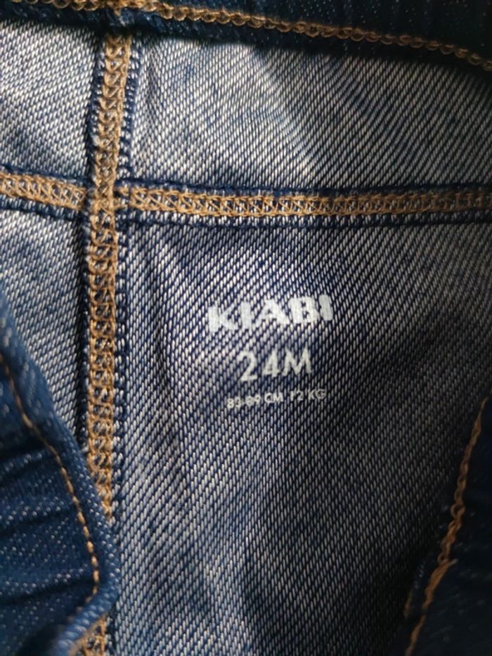 Legging/caleçon imitation jean T.24 mois - photo numéro 2