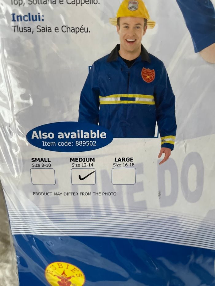 Déguisement femme pompier taille L - photo numéro 5