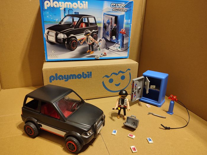 Playmobil 4059 Voiture et cambrioleur de coffre-fort - occasion - photo numéro 3