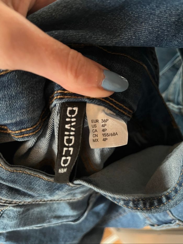 Salopette en jean denim bleu  H&M T36 neuve 💙 - photo numéro 3