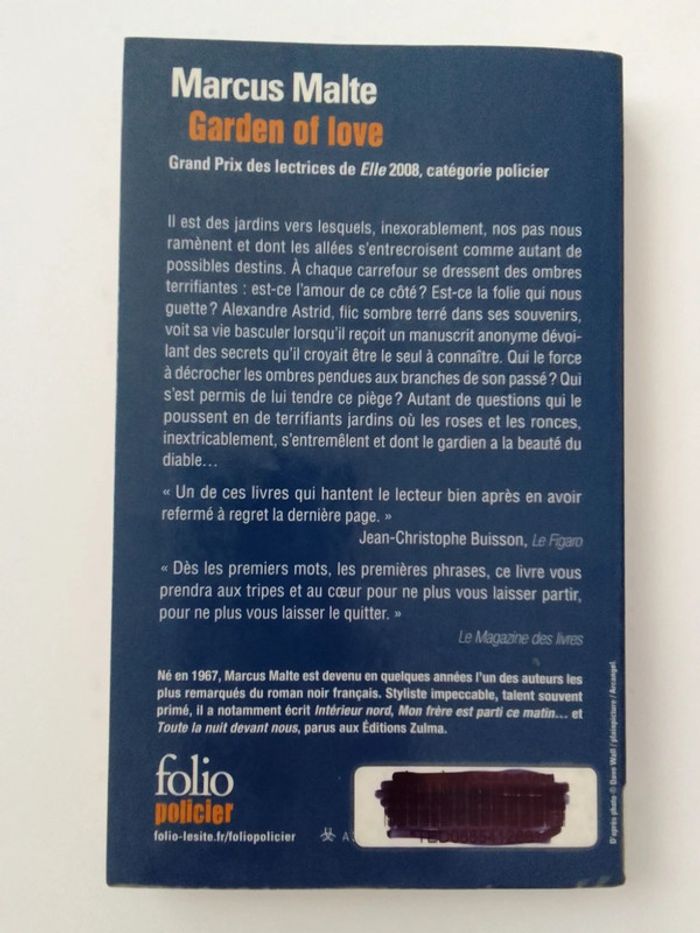 Marcus Malte - Garden of love - photo numéro 2