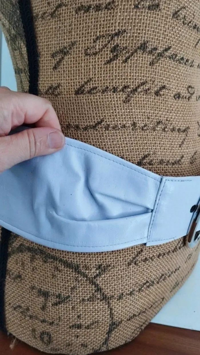 Ceinture souple lilas femme 90 cm - photo numéro 7