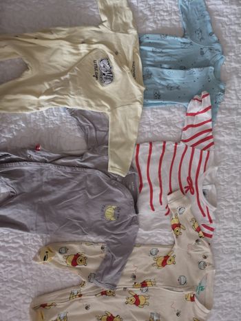 Lot de 5 pyjamas grenouillères – Bébé 3 mois