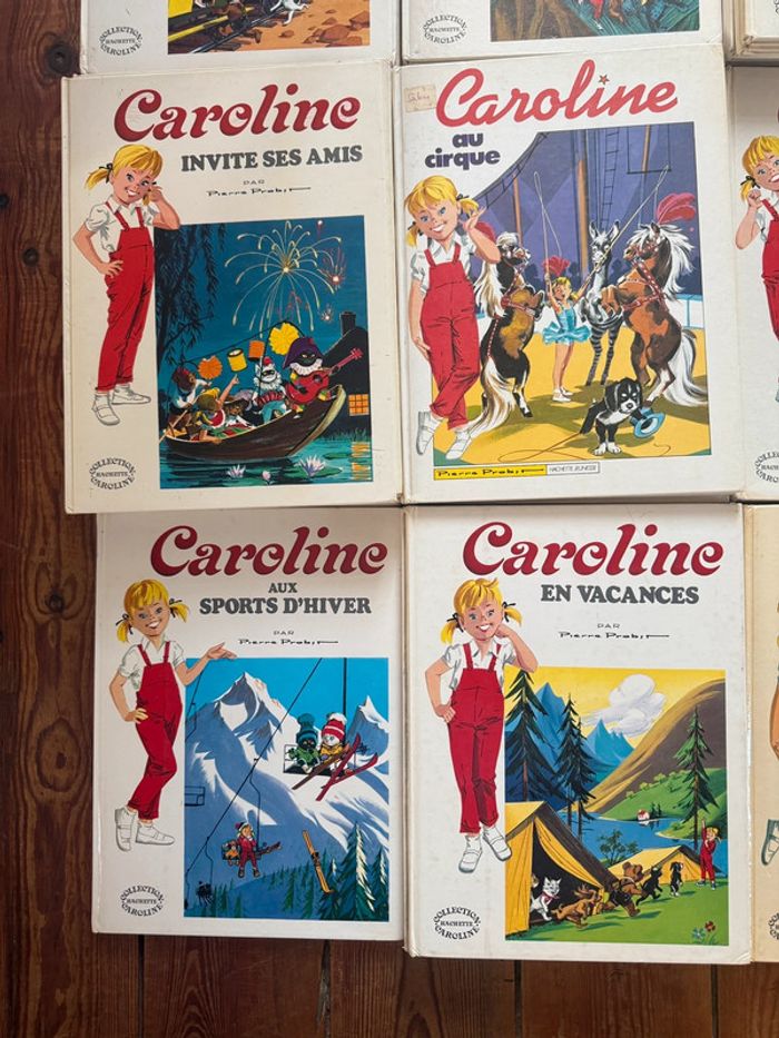 Livre Caroline ancien vintage très grand format blanc Grands albums Hachette Pierre Probst - photo numéro 4