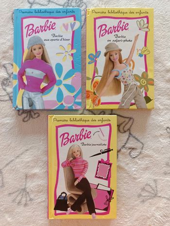 3 livres Barbie