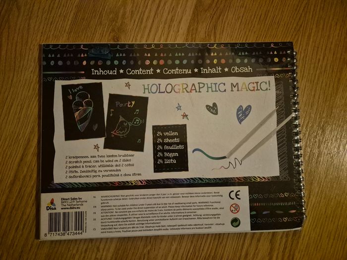 Cahier à gratter neuf - photo numéro 2