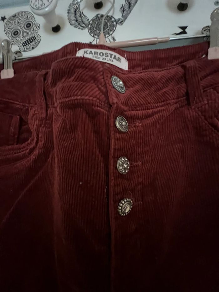 Pantalon velours Karostar - photo numéro 2