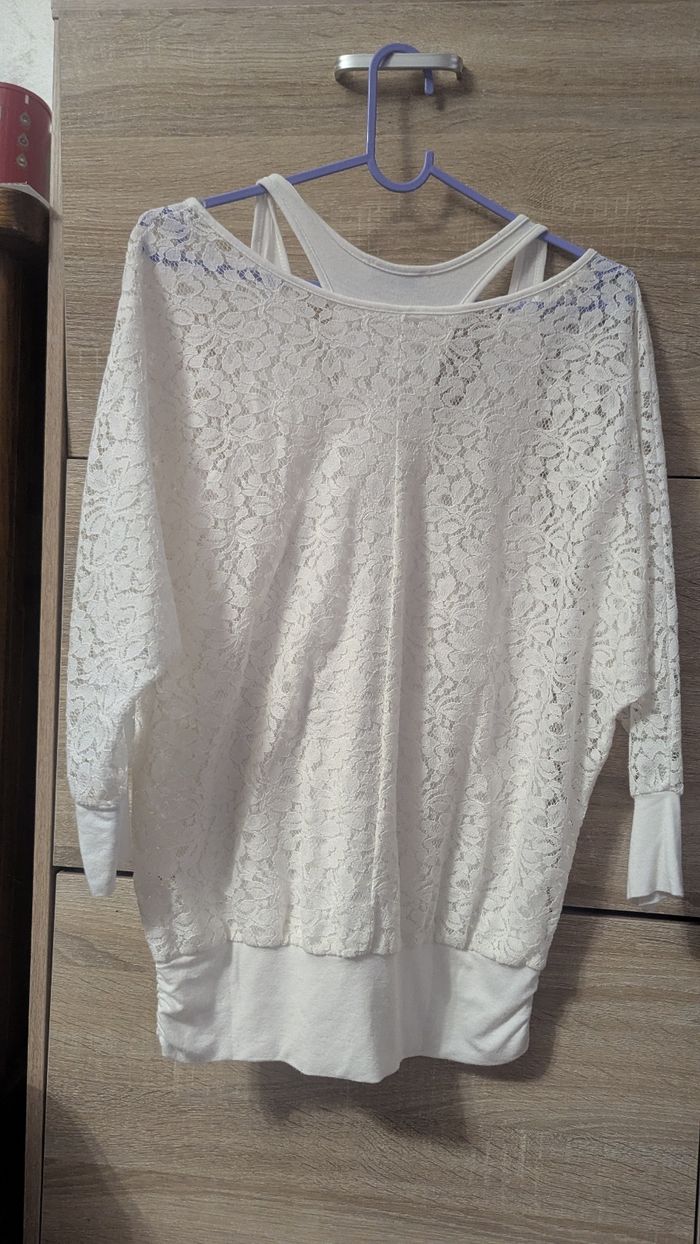 T shirt dentelle - photo numéro 4