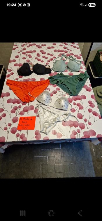 Lot maillot de bain toute taille