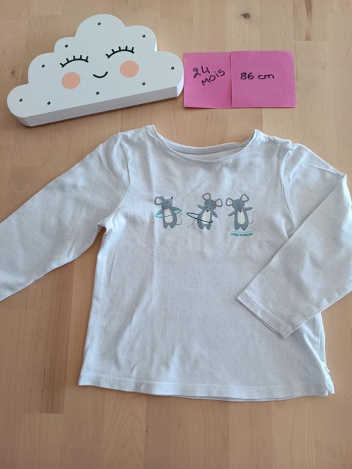 T-shirt manches longues 23 mois