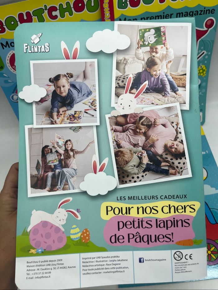 Lot de 4 livres d'activités Magazines Bout chou Mon premier magazine Motricité et aquarelle magique Neuf . - photo numéro 4