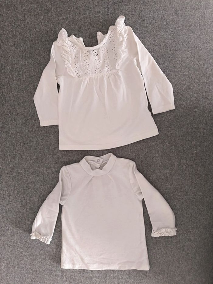 Lot de deux tee-shirts ML