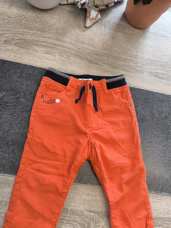 Pantalon coupe Chino doublé confortable garçon 18 mois Gémo - photo numéro 5