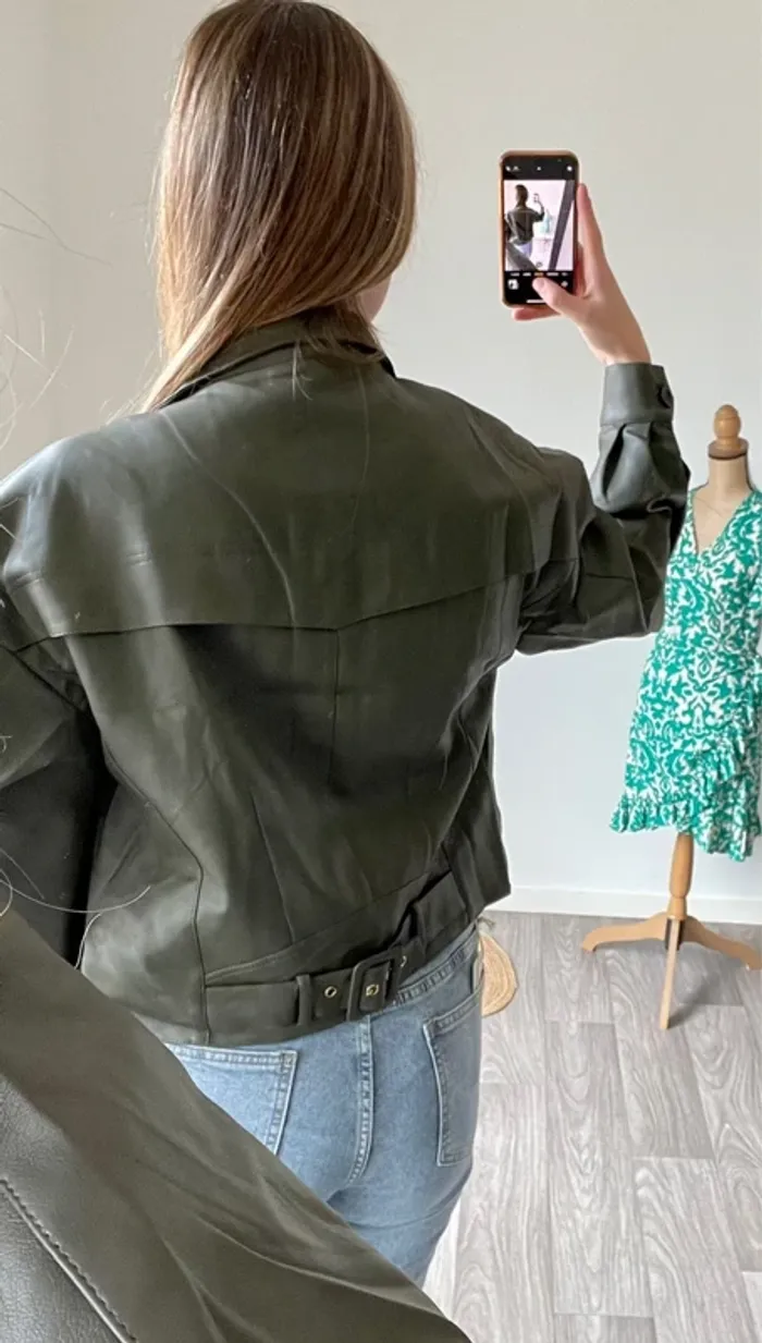Veste oversize kaki - photo numéro 2