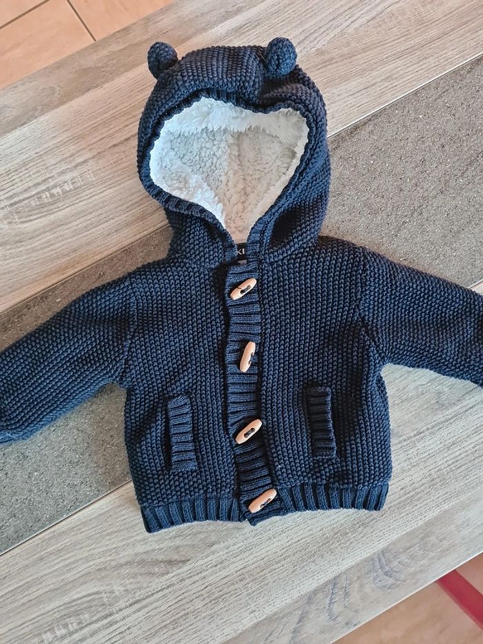 Gilet moumoute 6 mois kiabi - photo numéro 2