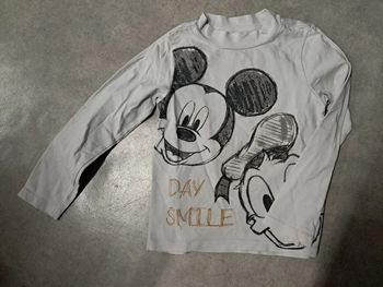 haut tee shirt manches longues garcon 4 ans disney