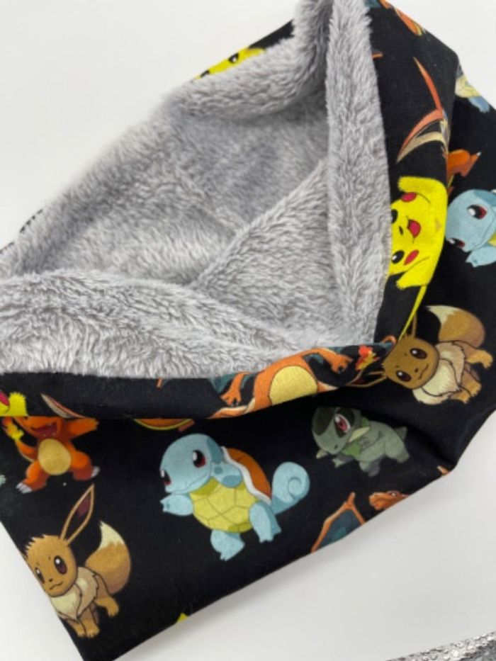 Snood tour de cou cache cou enfant Pokémon