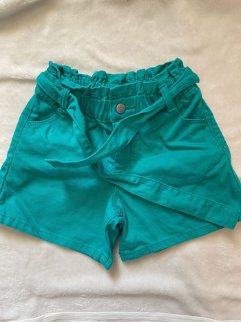 Short turquoise