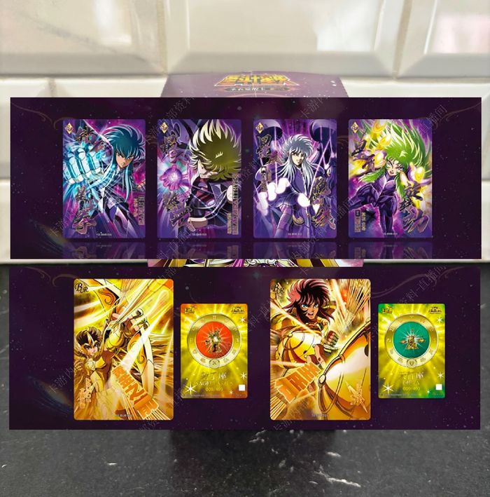 Display Saint Seiya Chevaliers du Zodiaque 10 Yuan série 4 18 Boosters! 90 Cartes à collectionner - photo numéro 2