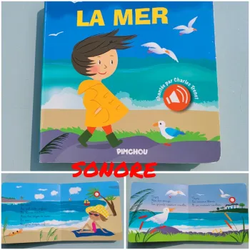 Rare, livre sonore 🦤 La Mer 🌊  chantée par Charles Trenet