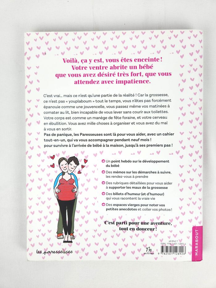 Livre "Les Paresseuses : Mon Cahier Grossesse" - Préparer l'arrivée de bébé - photo numéro 3