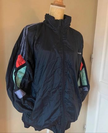 Veste Adidas Originals Vintage 80s/90s Trefoil – Color Block – Taille XL