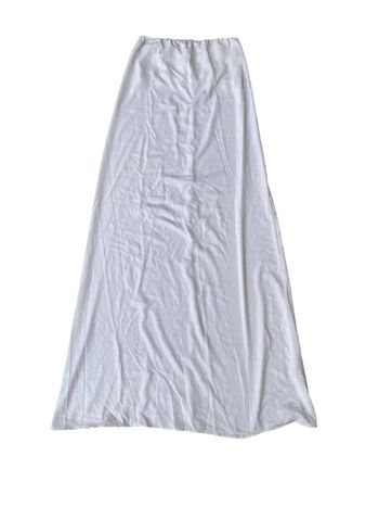 Longue robe bustier blanche taille 40