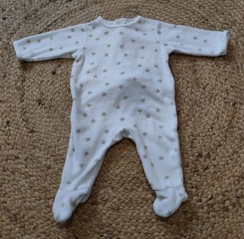 Pyjama velours etoile