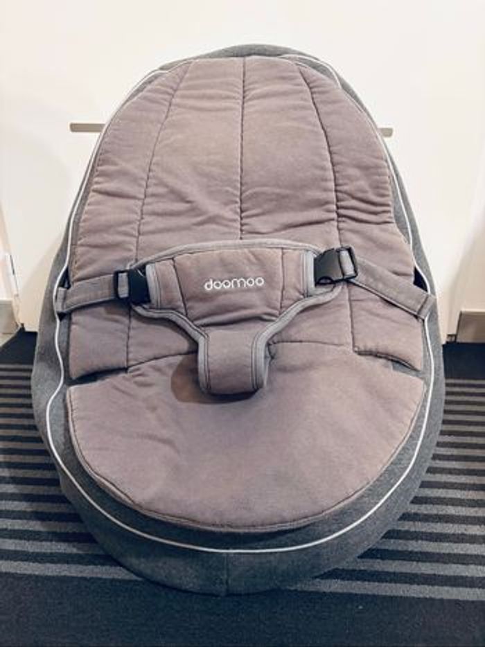 Transat et balancelle 2-en-1 Doomoo Seat'n'Swing gris - photo numéro 1